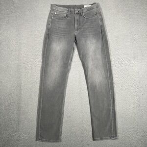 Rag & Bone Jeans Mens 28x30 Gray Fit 2 Slim Leg Casual Preppy Denim 5 Pocket